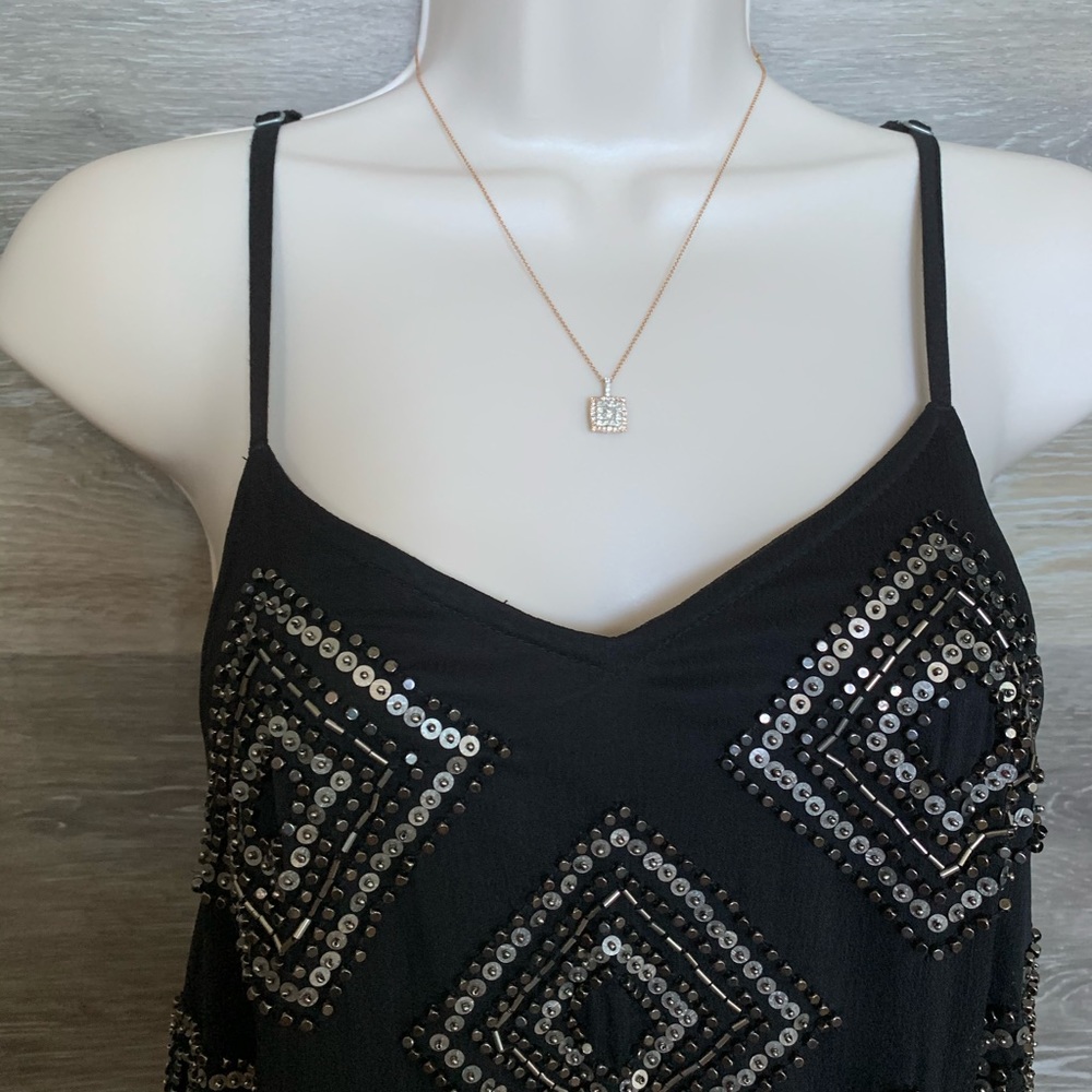 Amuse Society Sparkling Sequined Dress View 3